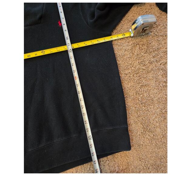 Polo Ralph Lauren shawl collar pullover black cotton knit sweater L - Picture 6 of 6